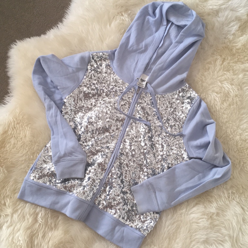 Glitter bling Victoria’s Secret full zip